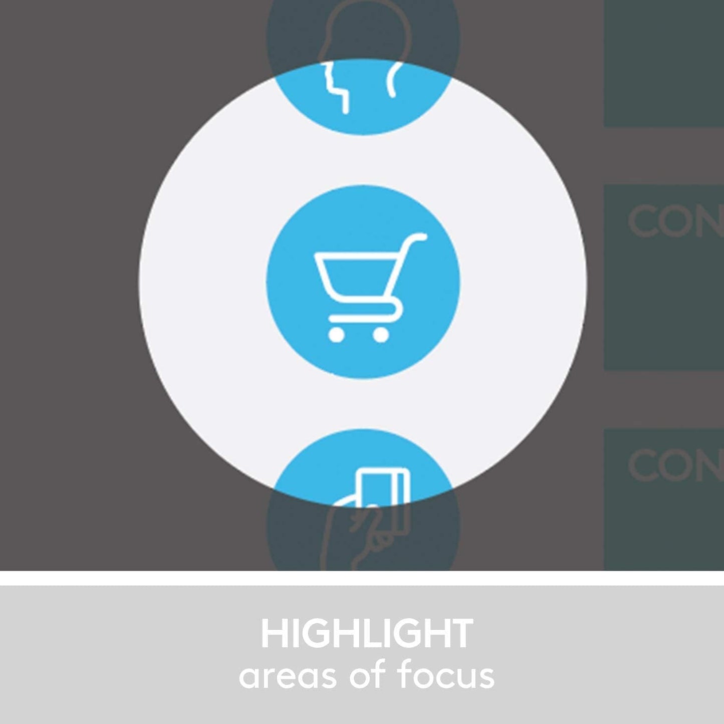 Logitech Spotlight Presentation Remote - Universal Wireless Presentation Clicker with Laser Pointer, Advanced Digital Highlighting, Bluetooth, 30 m Range and Quick Charging - Silver