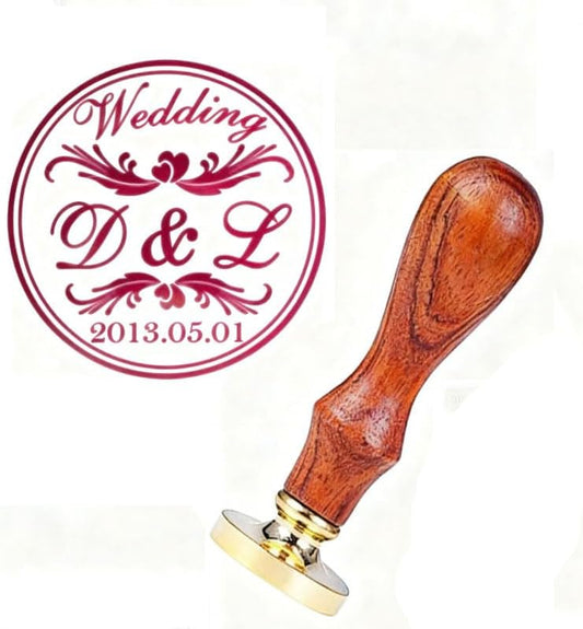 YGHM Custom Sealing Wax Stamp Logo Personalized Image Custom Sealing Wax Seal Stamp Wedding Invitation Vintage Stamp Custom