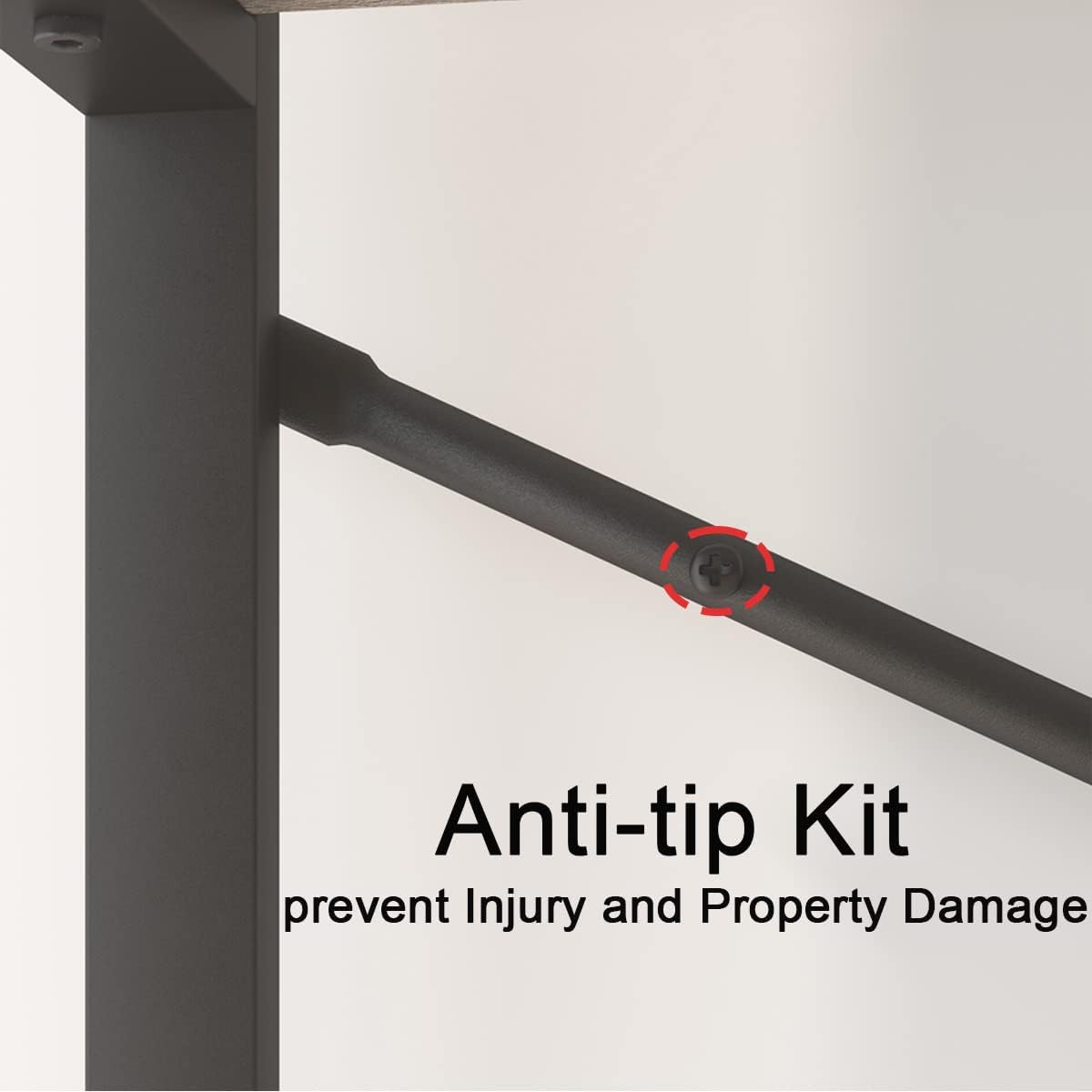 HSH Tall Bookcases and Book Shelves 6 Shelf, Metal Wooden Book Shelf and Storage Rack, Modern Etagere 6 Tier Bookshelf, Farmhouse Large Display Bookshelves for Bedroom Living Room Office, Rustic Oak