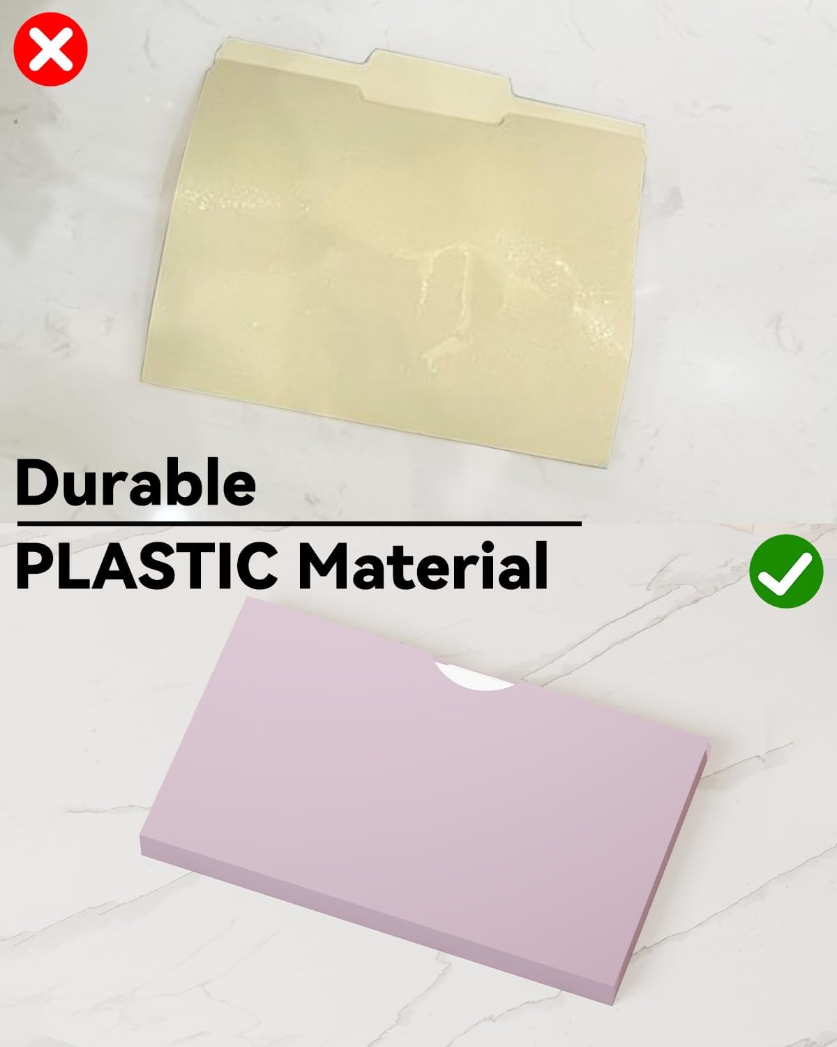 ANSOOK Plastic File Jackets,1" Legal Size Manilla Folders,12 Pack Expanding File Folder,Expansion Pocket,File Cabinet Folders,Reinforced Straight Cut Tab,Morandi Color Manila Folder for Office Home