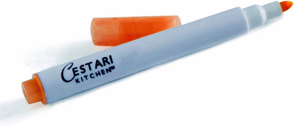 Orange Wine Glass Marker, Chalk Ink Pen for Vinyl Stickers, Mirrors, Glass, Stainless Steel, Ceramic