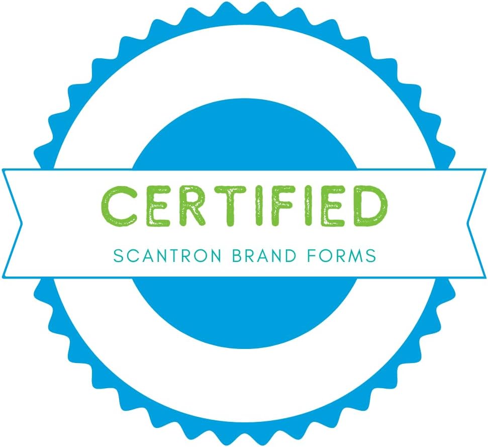 Official SCANTRON Brand 882-E Answer Sheet (100 Pack)