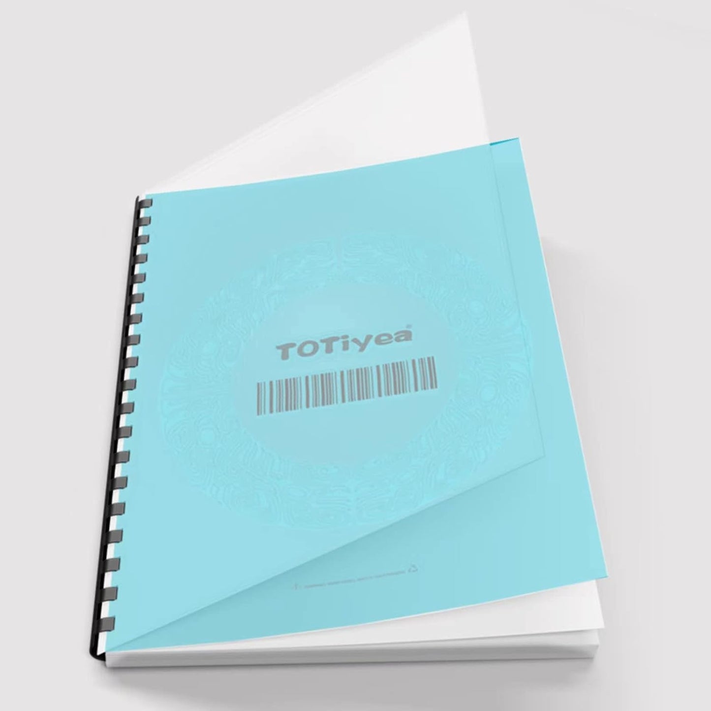 TOTiyea 100 Pack 12 Mil Ultra Clear Binding Presentation Covers, Clear Report Covers for Binding,8.5x11 Inches,Letter Size