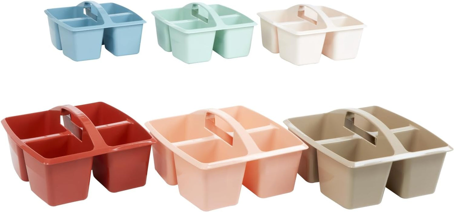 Really Good Stuff 4-Compartment Caddies - Boho, 6 Pack - Classroom Organization