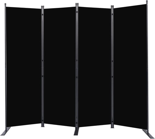 Room Divider 6FT Portable Room Dividers and Folding Privacy Screens, 88'' W Fabric Divider for Room Separation, 4 Panel Partition Room Dividers Screen