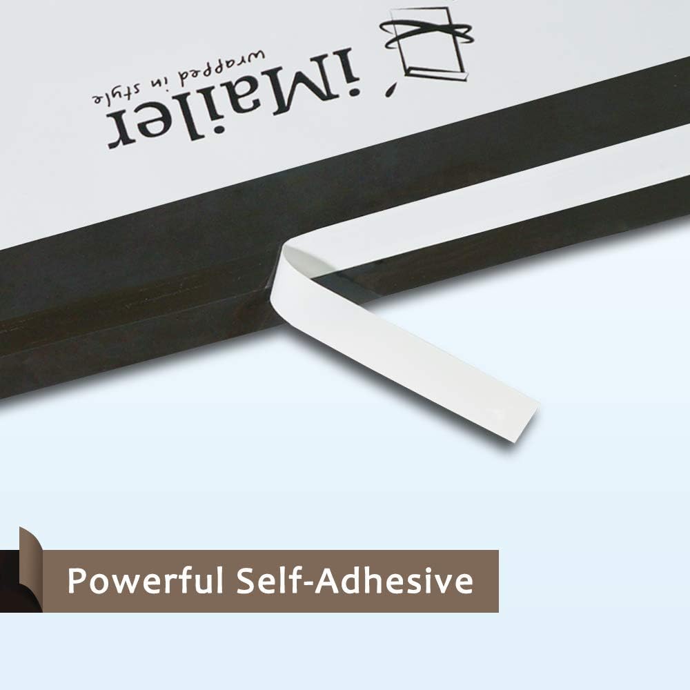 100 Count - 14.5 x 19 inch,Poly Mailer Black Gingham Plaid Package Envelope, Mailing Shipping Bags with Self Seal Strip