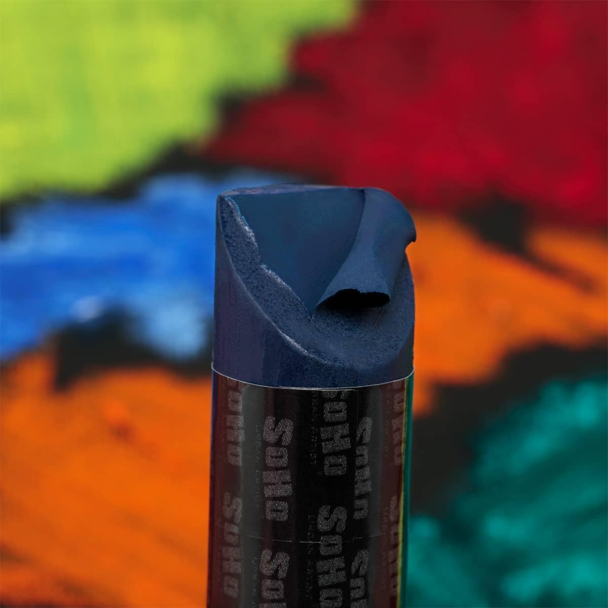 Soho Urban Artist Water Soluble Oil Sticks for Artists – Set of 24 + Blender Oil Paint Stick - 37 ml - No Brushes or Solvents Needed, Paint Any Primed Surface, Water Clean-Up, Non-Toxic, 4.8 x 0.78