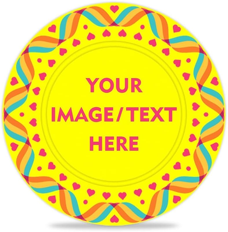 100 PCS 37mm Plastic Poker Chips, Personalize Your Chips with Logo and Text, for Bingo Game, Chess Room, Casino Theme Party