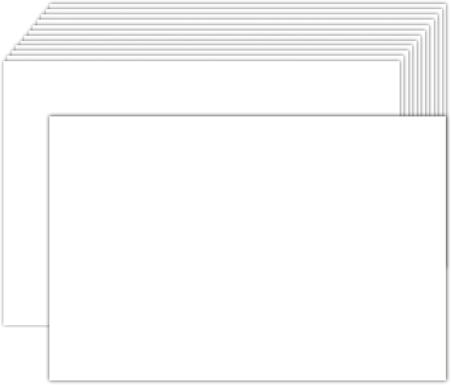 300 Pack White Blank Index Cards 4x6 Thick Paper, Goefun 80lb Heavyweight CardStock Unlined Notecards for Postcards, Photo Paper, Recipe Cards