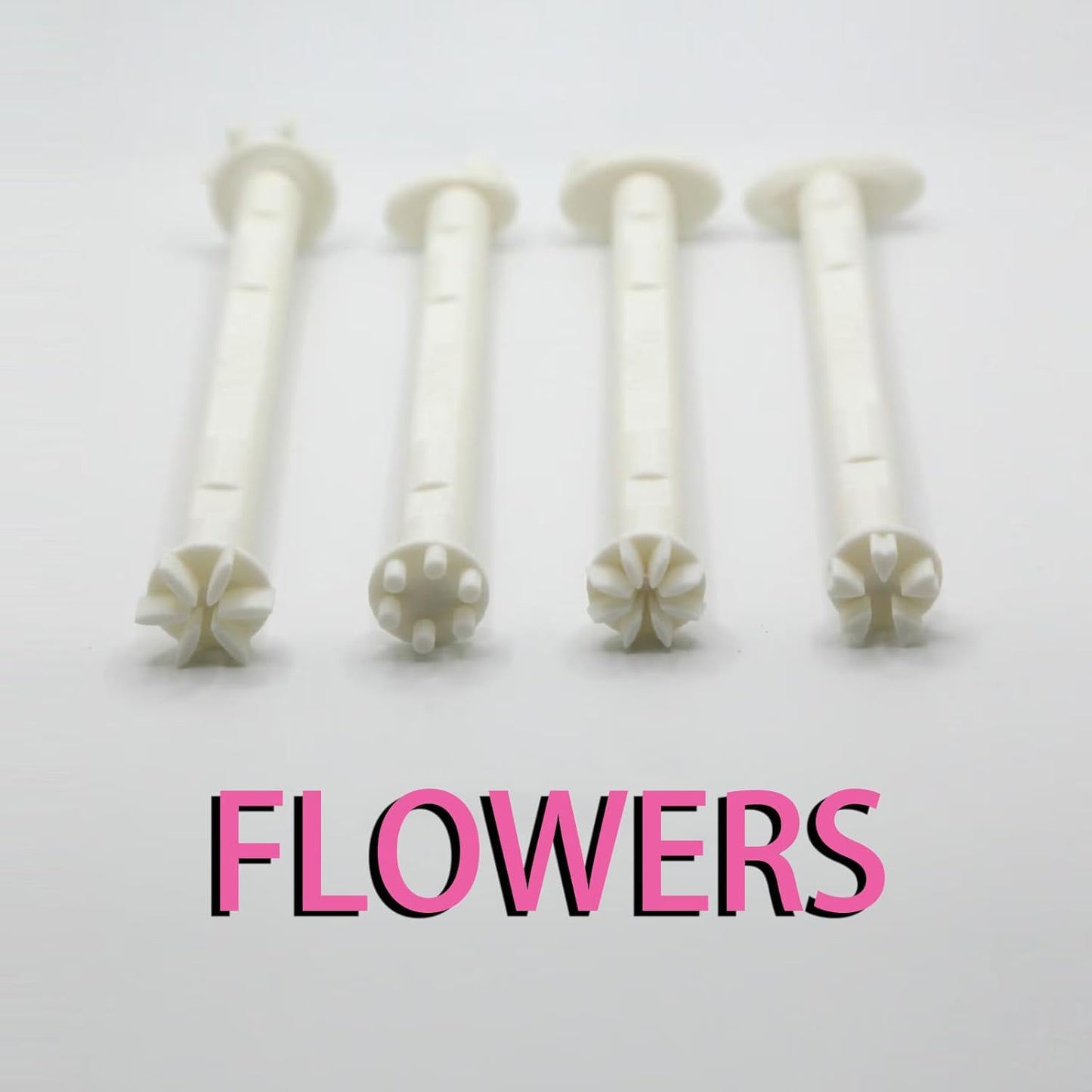Flower Floral Dotting Tools Set: 3D Printed Stamps for DIY Graffiti. Flowers, Leaves, Cat Paw Patterns. Drawing Templates for Dot Painting. (B)
