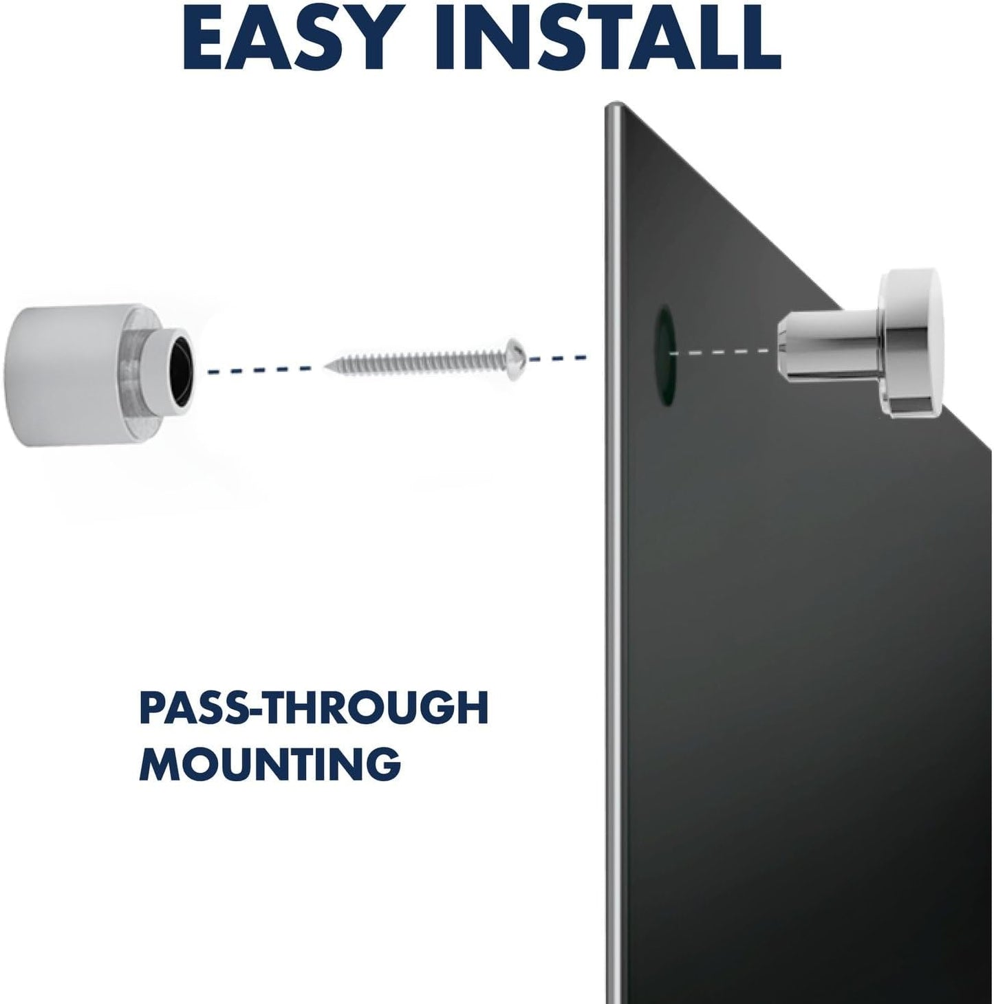 Quartet Glass Whiteboard, Magnetic Dry Erase White Board, 96" x 48", Black Surface, Infinity (G9648B)