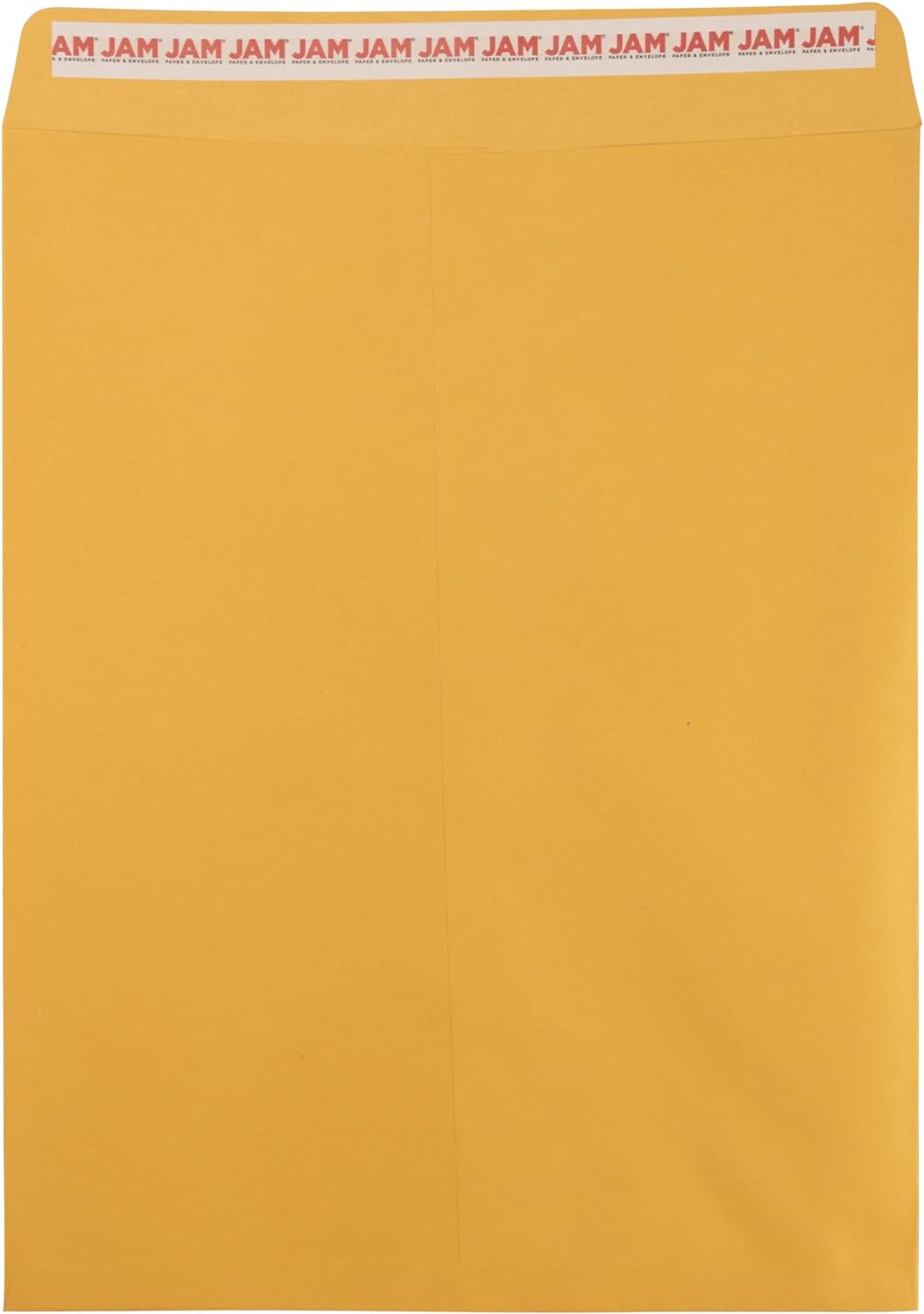 JAM PAPER 12 x 15 1/2 Open End Catalog Recycled Envelopes with Peel and Seal Closure - Brown Kraft - Bulk 250/Box