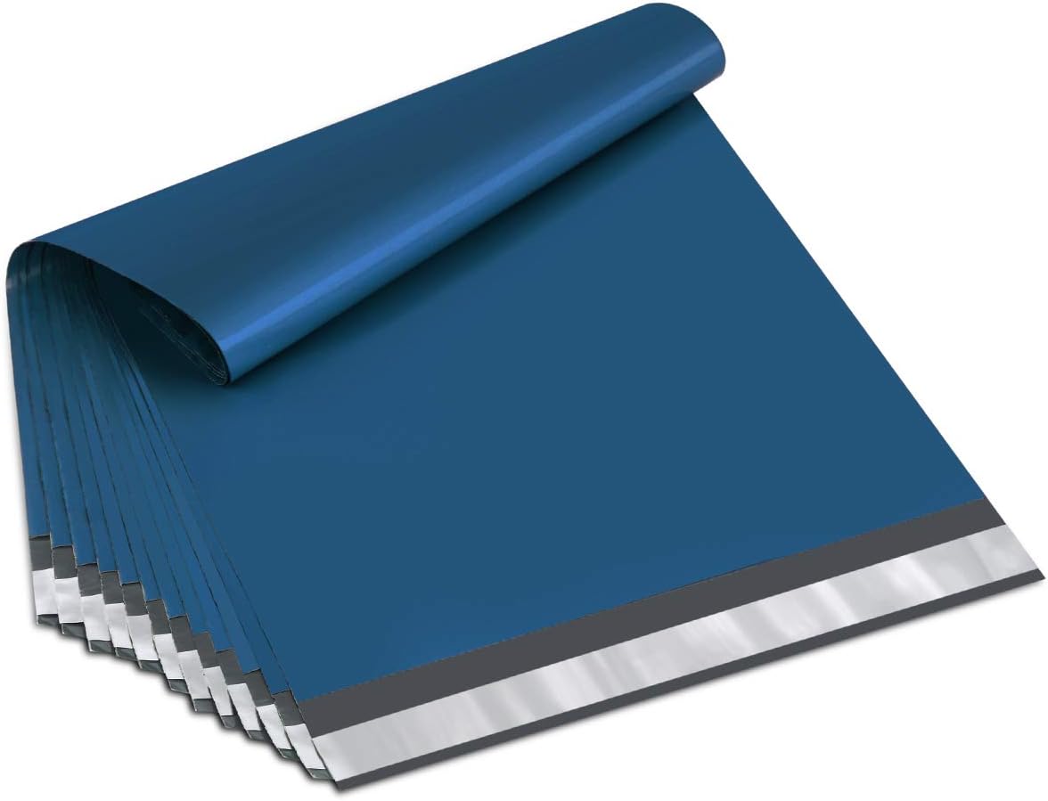 UCGOU Poly Mailers 24x24 Inch Navy Blue 50 Pack Extra Large Shipping Bags Strong Thick Mailing Envelopes Self Seal Adhesive Waterproof and Tear Proof Boutique Postal for Clothing,Quilt and More