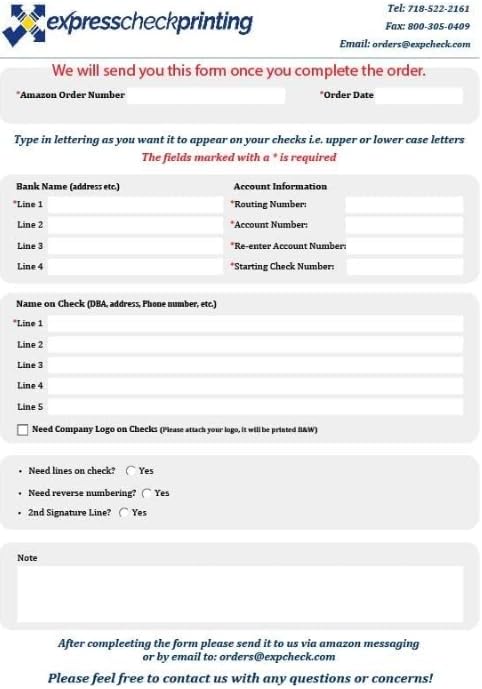 Computer Checks Compatible W/QB Check On Top [2500 Sheets]