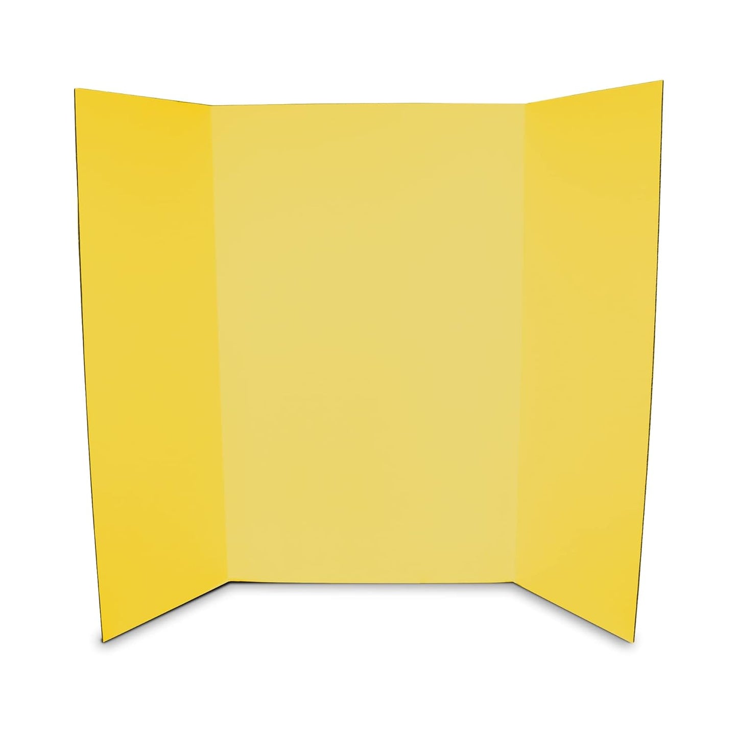 Flipside Products 36” x 48” Foam Project Boards for Presentations, Science Fair, School Projects, Event Displays and Trifold Picture Board - Yellow - 10 Pack