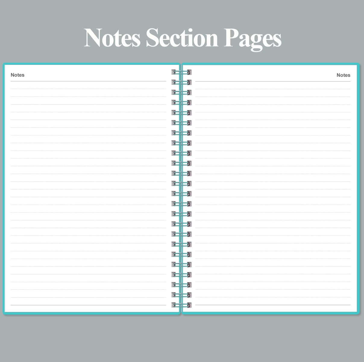Accounting Ledger Book - A5 Ledger Book for Bookkeeping, Small Businesses & Personal Use, Expense Tracker Notebook for Tracking Money, Expenses, Deposits & Balance, 5.8" x 8.4", Teal