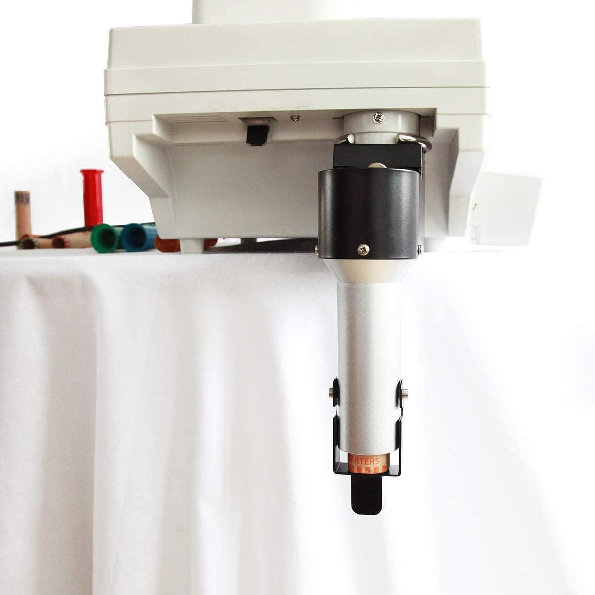 Ribao Coin Tube Connector, 4 Coin Tubes and Coin Bags Set for Coin Counter and Coin Sorting Machines CS10S/CS-2000/HCS-3300/HCS-3500AH