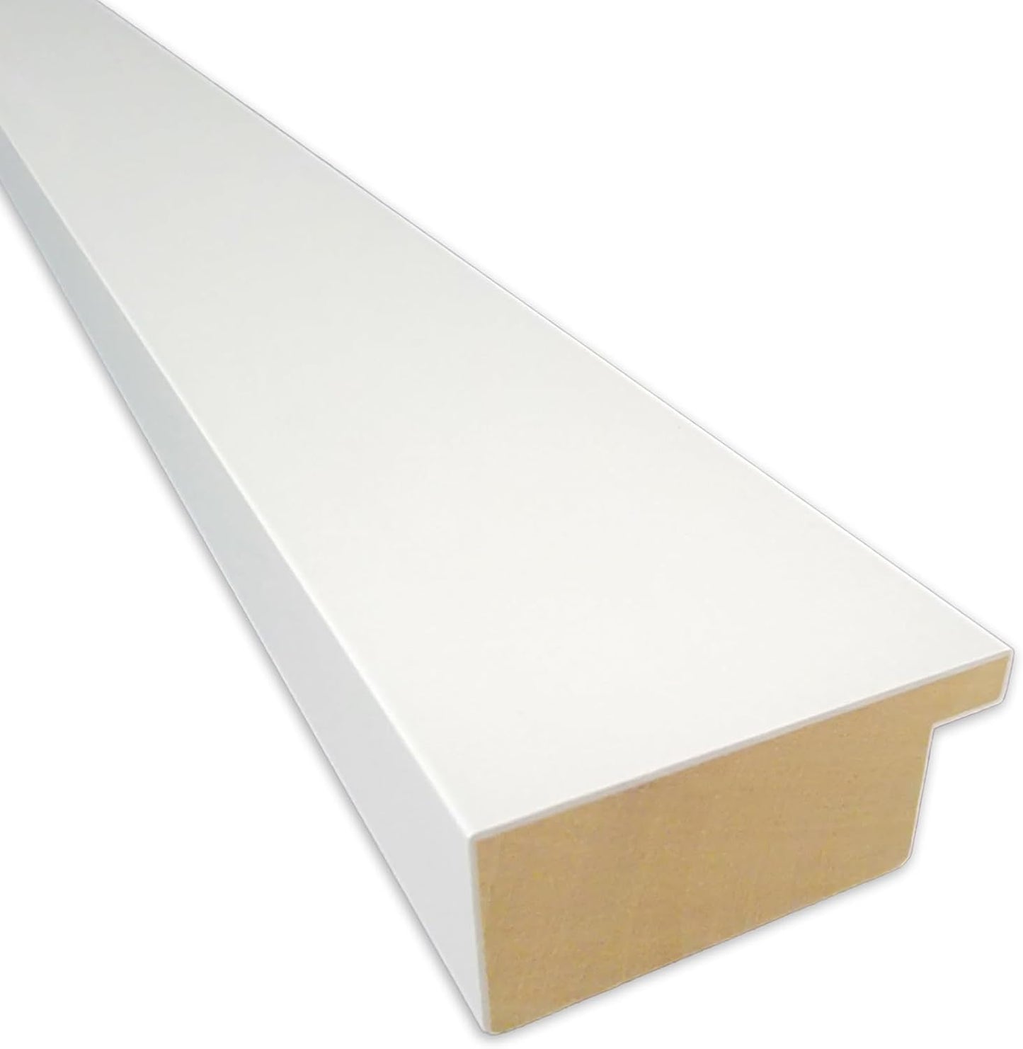 Amanti Art Natural Cork Board for Wall, 17x41 Vision Board with White Frame, Medium Corkboard Office Decor for Home Organization, Casual Corkboard Pinboard to Display Items for Home Organization in