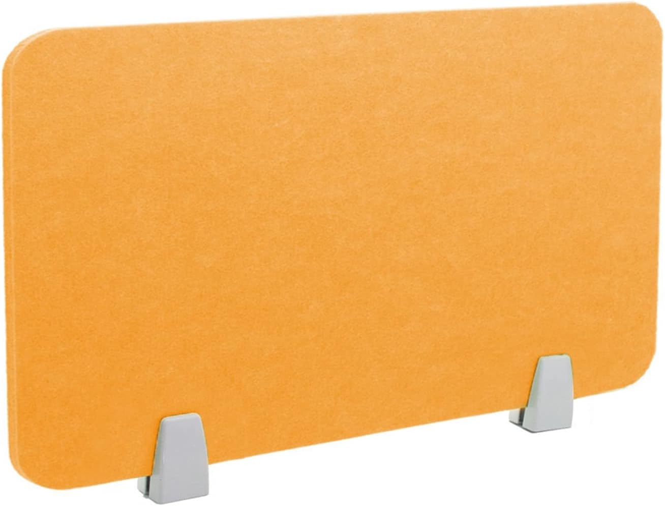 Icegrey Acoustic Desk Divider Privacy Panel Removable Sound Absorbing Desk Partition Board with 2 Clips for Student Call Centers Offices Braries Classrooms Library, Gold Bronze, 15.6x15.6