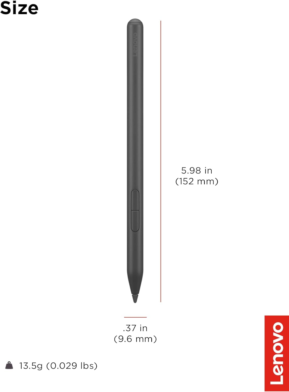 Lenovo Yoga Pen, Rechargeable Stylus for Lenovo Yoga, ThinkPad, ThinkBook, and Chrome, USB-C Charging, Magnetic Attachment, Replaceable Nib, Multi-Protocol Support, Smooth Writing Experience