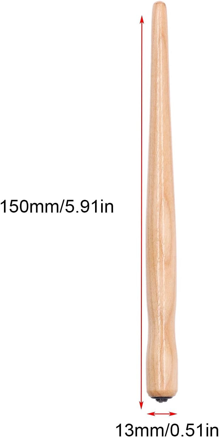 Cunyuer Dip Pen Nib Holder, 5PCS Sandalwood Professional Nib Holder for Cartoon Calligraphy Painting Writing (Wood Color)