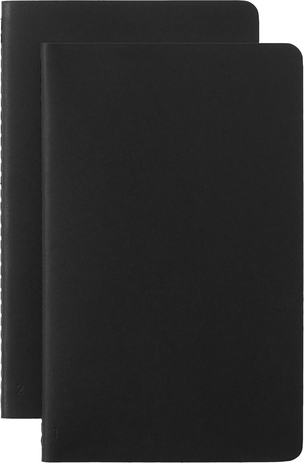 Moleskine Smart Cahier Journal, Large, Ruled, Black, Soft Cover (5 x 8.25)