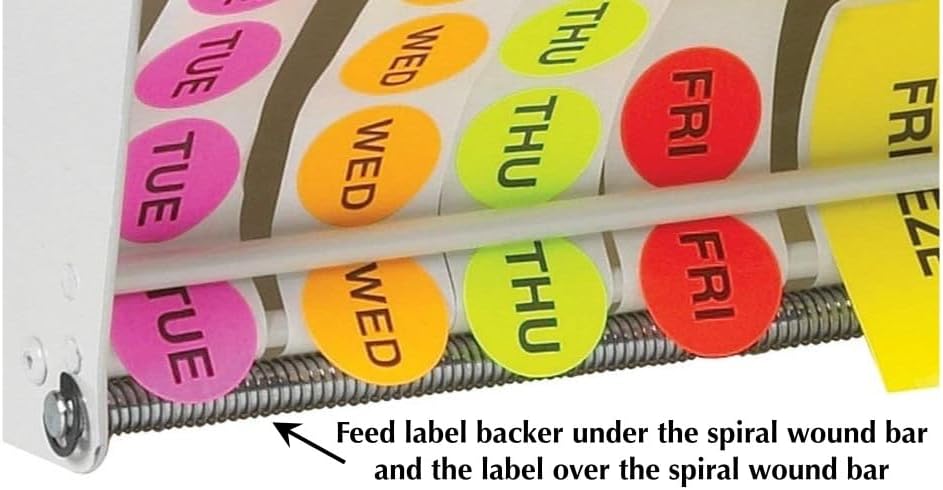 Wall Mount Label Dispenser (12-1/2") - Sticker Roll Dispenser - Table Top - Label Holder - Stamp Roll Dispenser - Sticker Stand - Thermal Label Holder - Heavy-Duty All Steel