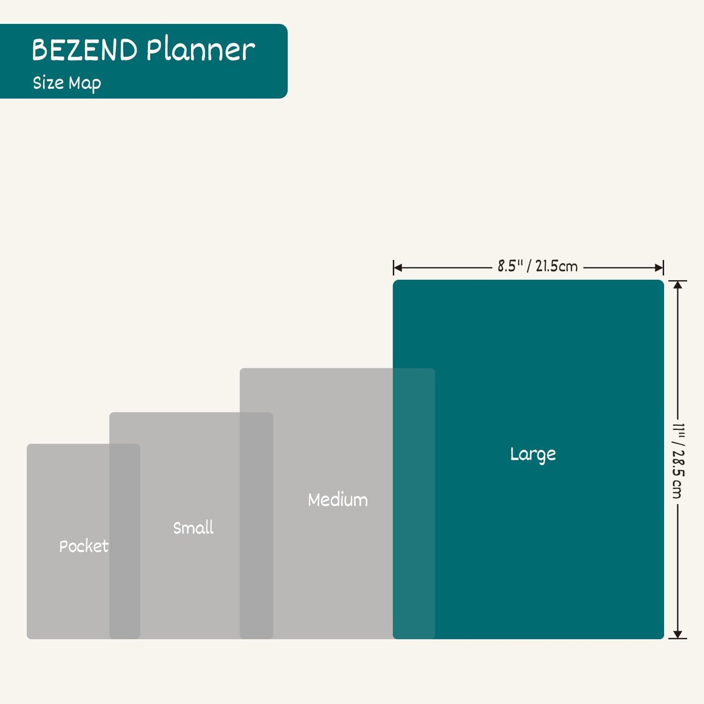 BEZEND Weekly Planner 2025-2026 with 2 Columns, 8.5" x 11" Academic Calendar 18 Months (Jul 25-Dec 26) Life Work Appointment Book with Monthly Tab, PU Leather Hardcover - Mustard