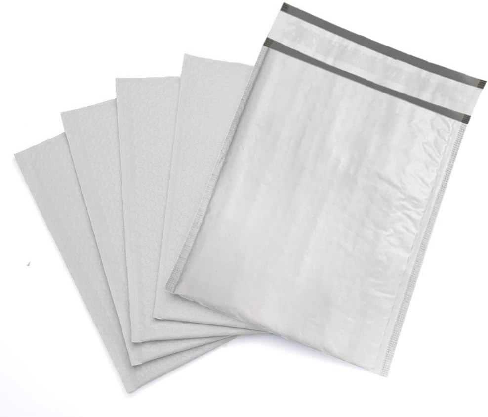 6x10" Poly Bubble Mailer Self Seal Bubble Shipping Envelopes 2.5 Mil 250 Pack