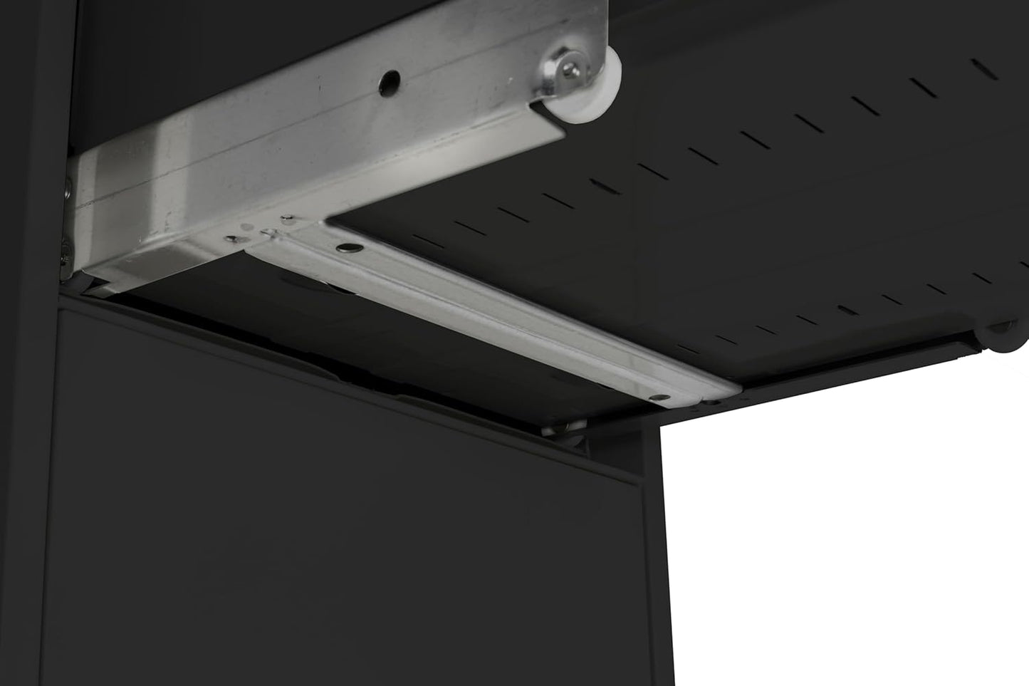 31 inch 2-Drawer Vertical Fireproof File Cabinet – Letter Size Filing – Key Lock – Water Resistant Seal – Fire and Impact Rated – Black Finish – Model LTR2W31B