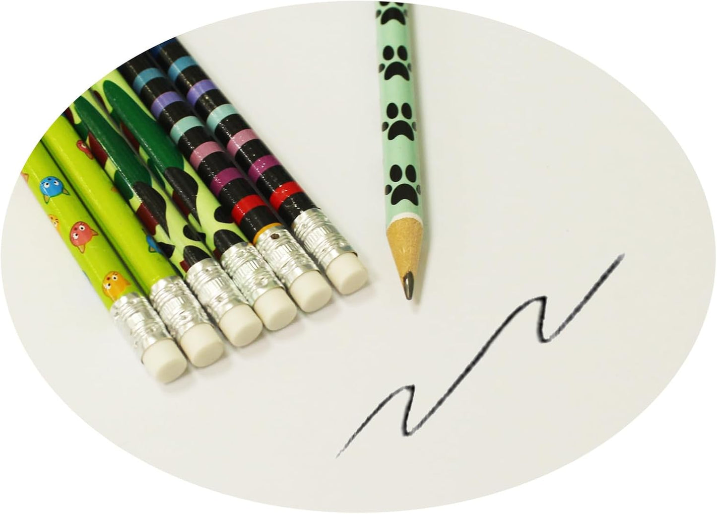 S & E TEACHER'S EDITION Assorted Colorful Pencils, Wooden Pencil with Eraser, Pencil Assortment, Novelty Kids, Awards & Incentives Pencils, No.2 HB, Back to school, 12 Colors 144pcs.