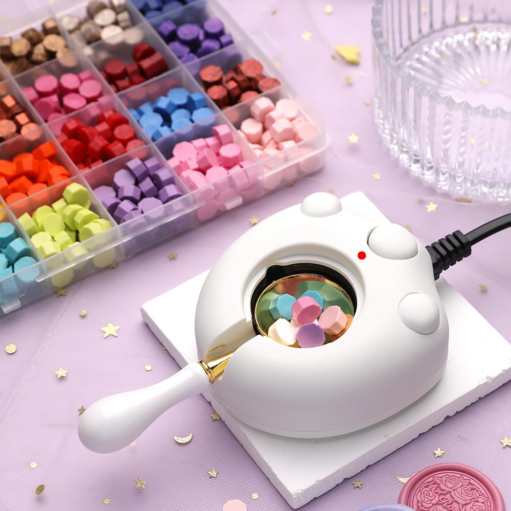 1200pcs Wax Seal Beads,48 Assorted Color Sealing Wax Beads Ideal for Seal Stamp Wedding Letter Envelope Decor Wine Bottle Sealing (Mix Color)