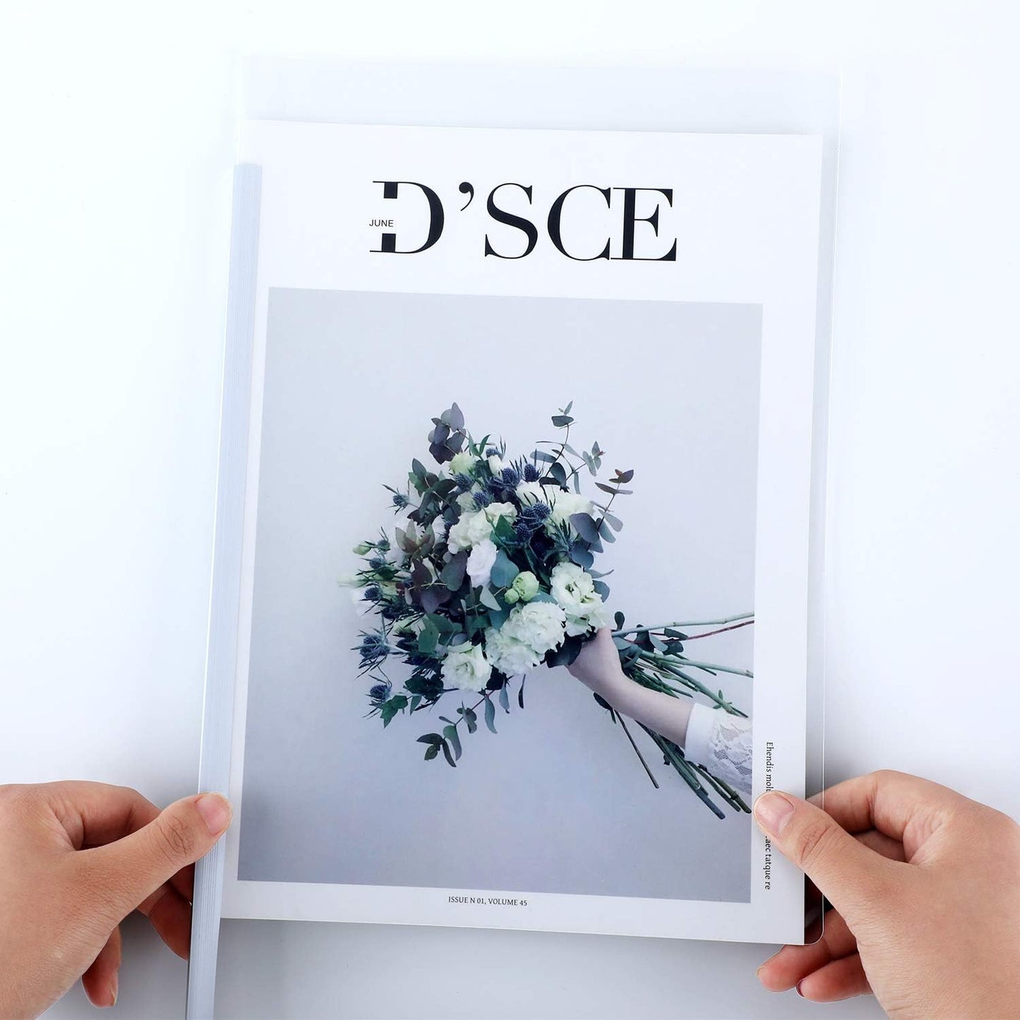 Pelopy 20 Pack Binding Bars Slide Grip, 40 Sheets Capacity, Plastic Slide for School Office Report Cover A4 Spine(White,0.8 cm)