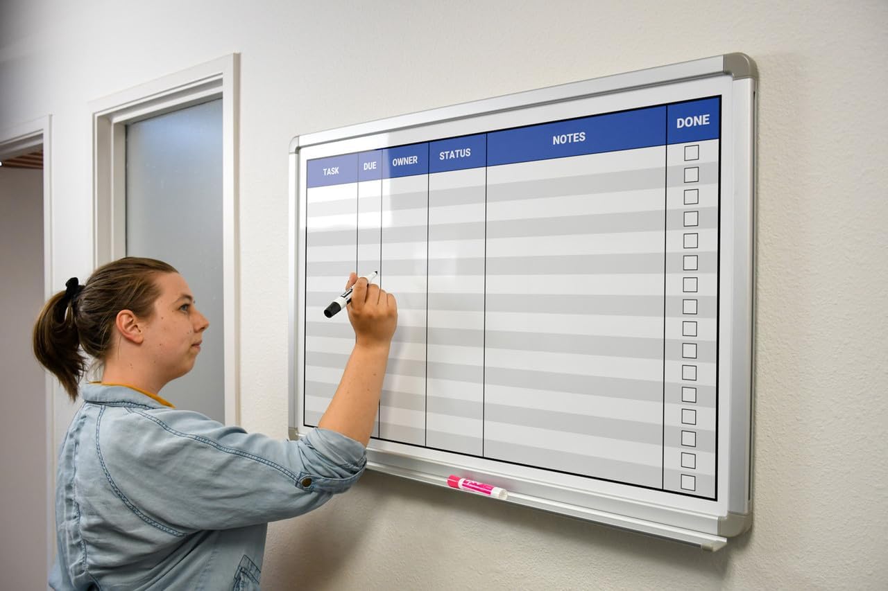 Task List Whiteboard 60" x 40"
