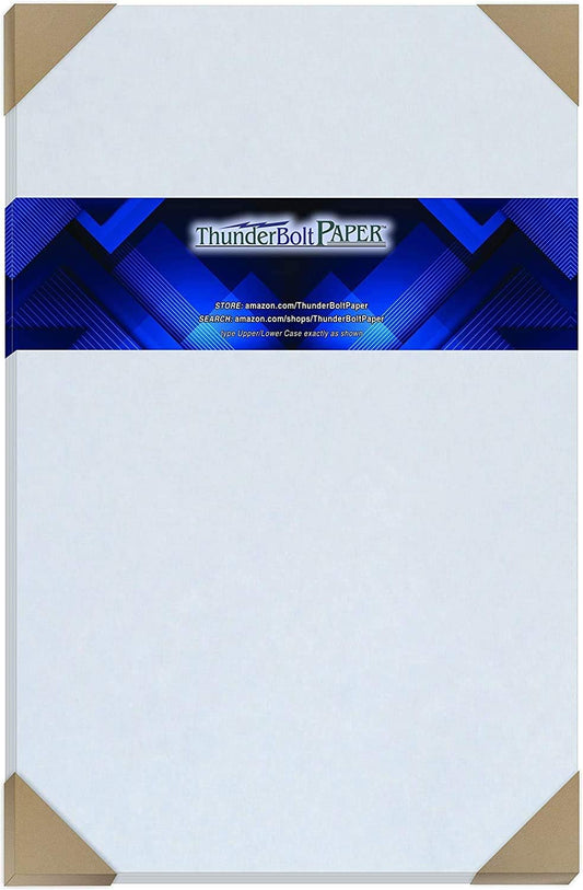 50 Blue Parchment 65lb Cover Weight Paper 11 X 17 Inches Cardstock Colored Sheets Tabloid|Ledger Size -Printable Old Parchment Semblance