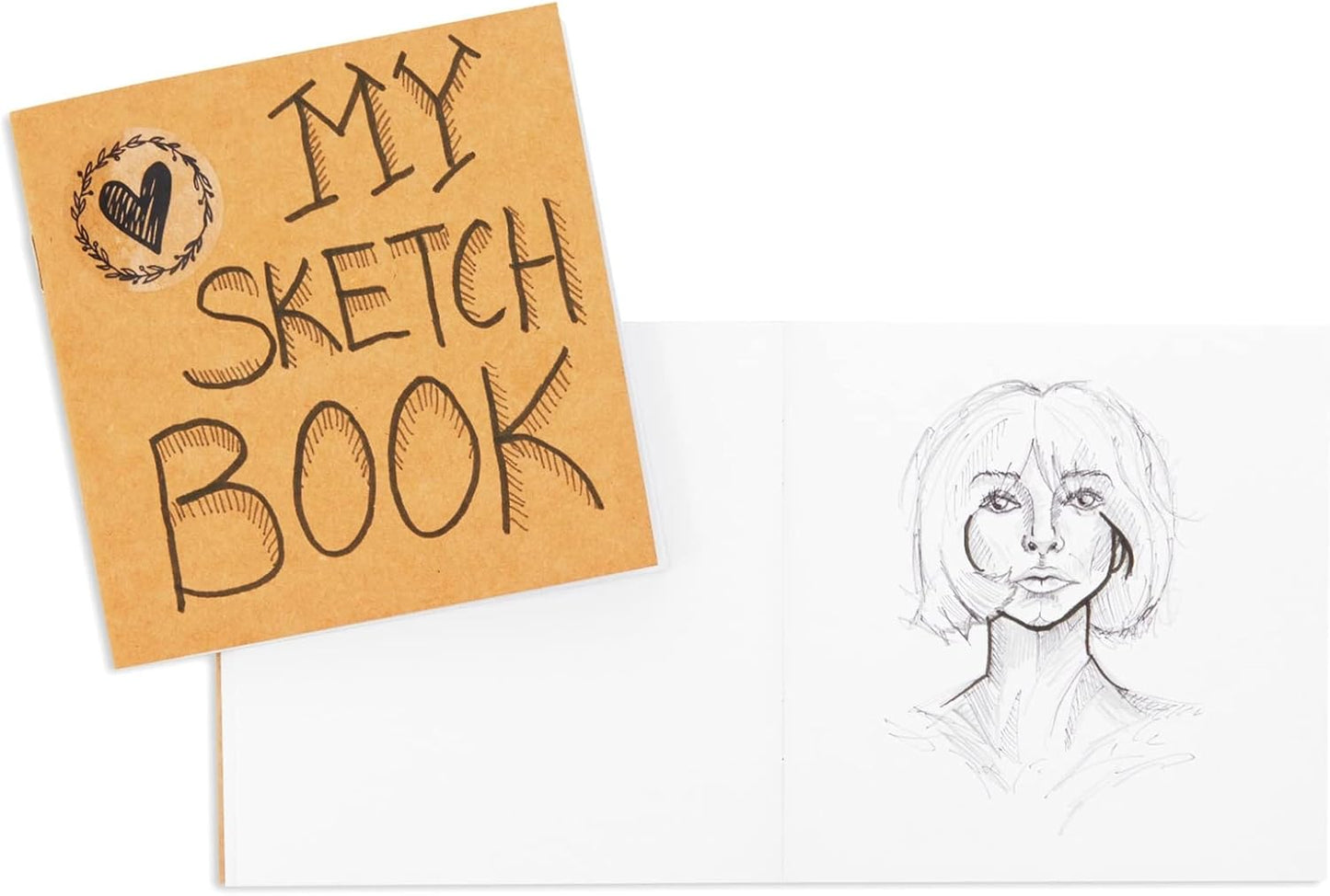 48 Pack Mini Blank Books for Kids - Bulk Sketchbooks, Kraft Paper Notebooks for Classroom, Party Favors, Travel Writing (4x4 In)