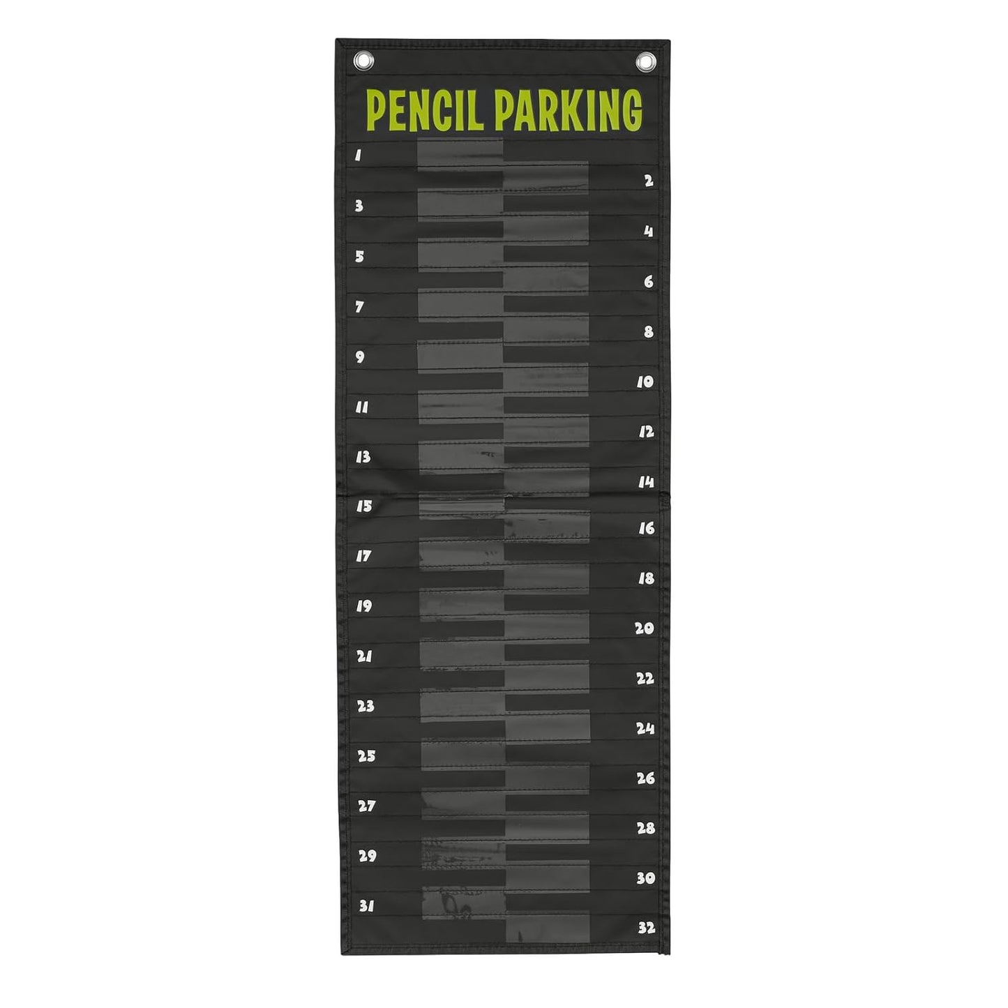 Really Good Stuff Pencil Solution Pocket Chart-Numbered Pencil Dispenser-Hanging Organizer for the Classroom-Storage Supplies for Teachers