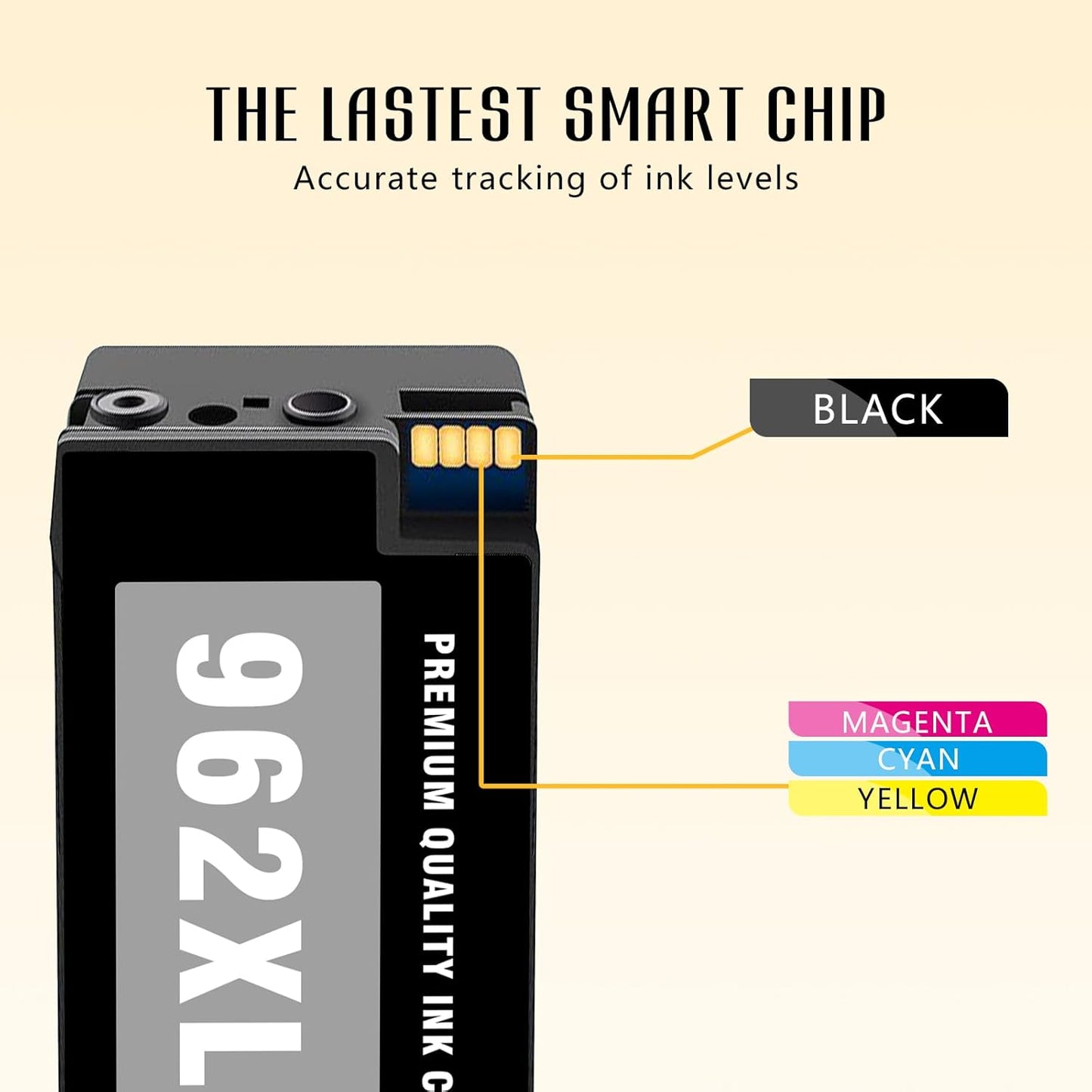 962XL Printer Ink Cartridges Combo Pack 962XL 962 HP962XL HP962XL/962 Compatible for HP 962XL for HP Combo Pack for Officejet Pro 9015e | 9015 9025e | 9025 9020e | 9020 9018e | 9018 9010e | 9010