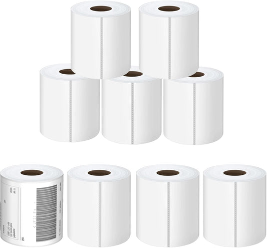 Thermal Labels 4x6 Roll - 10000 Labels, 4x6 Perforated Postage Shipping Label for Rollo, Zebra, MUNBYN and Polono Thermal Printers (NOT for DYMO)
