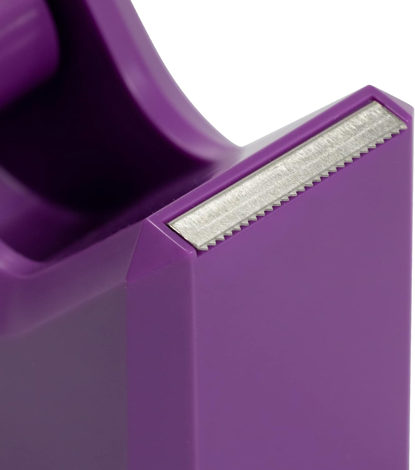 JAM PAPER Colorful Desk Tape Dispensers - Purple - Sold Individually