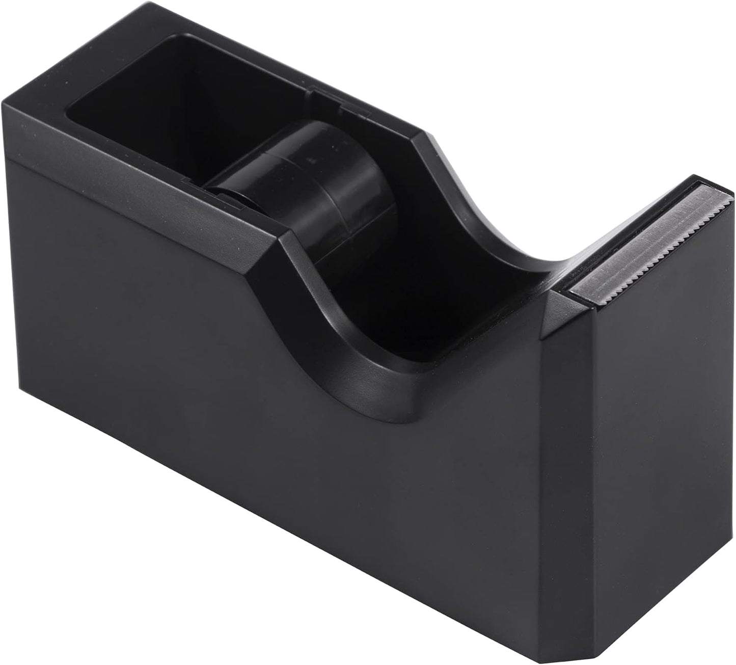 JAM PAPER Colorful Desk Tape Dispensers - Black - Sold Individually