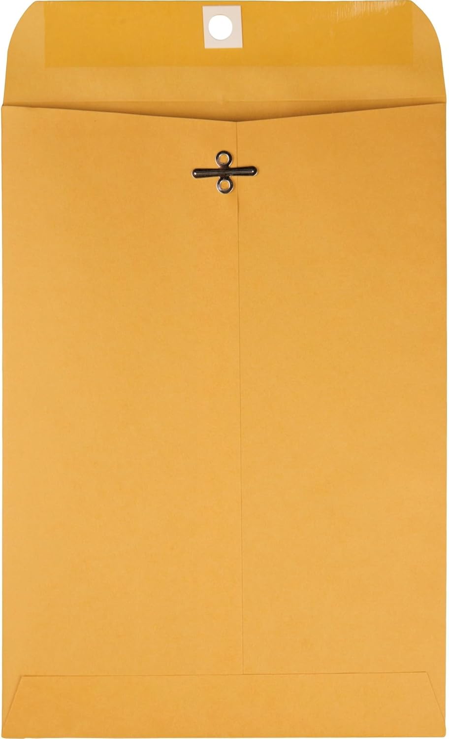 Quality Park 7 x 10 Clasp Envelopes, Clasp and Gummed Closures for Storing or Mailing, 28 lb Kraft Paper, 100 per Box (QUA37868)