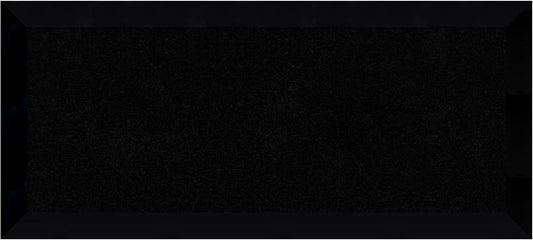 Amanti Art Black Cork Board for Wall, 15x33 Vision Board with Black Wood Frame, Medium Corkboard Office Decor for Home Organization, Modern Corkboard Pinboard to Display Items for Home Organization