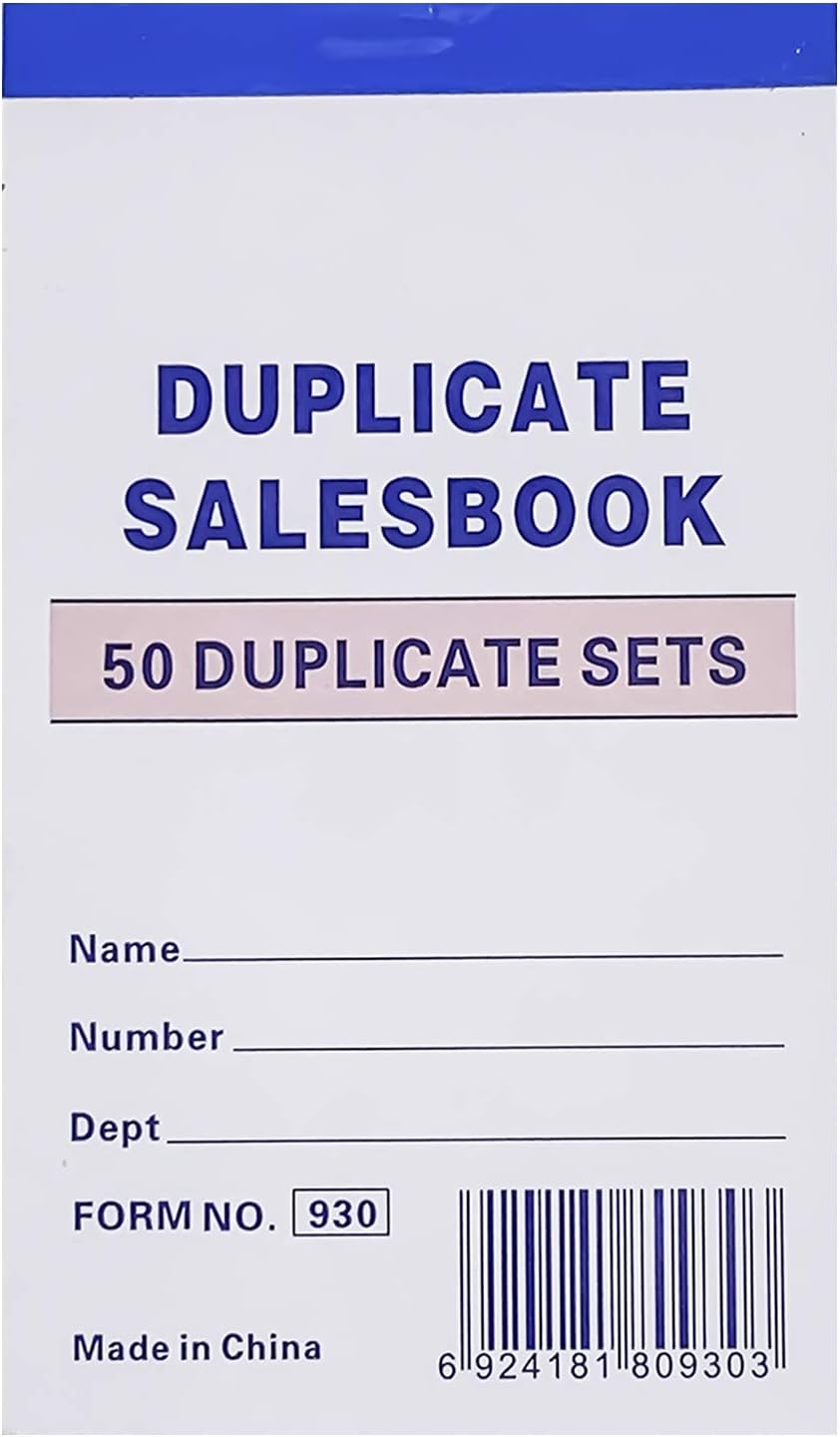 FactorDuty 10 Pack Lot Sales Book Order Receipt Invoice Carbonless Copy 50 Sets 3.5" X 5.5"