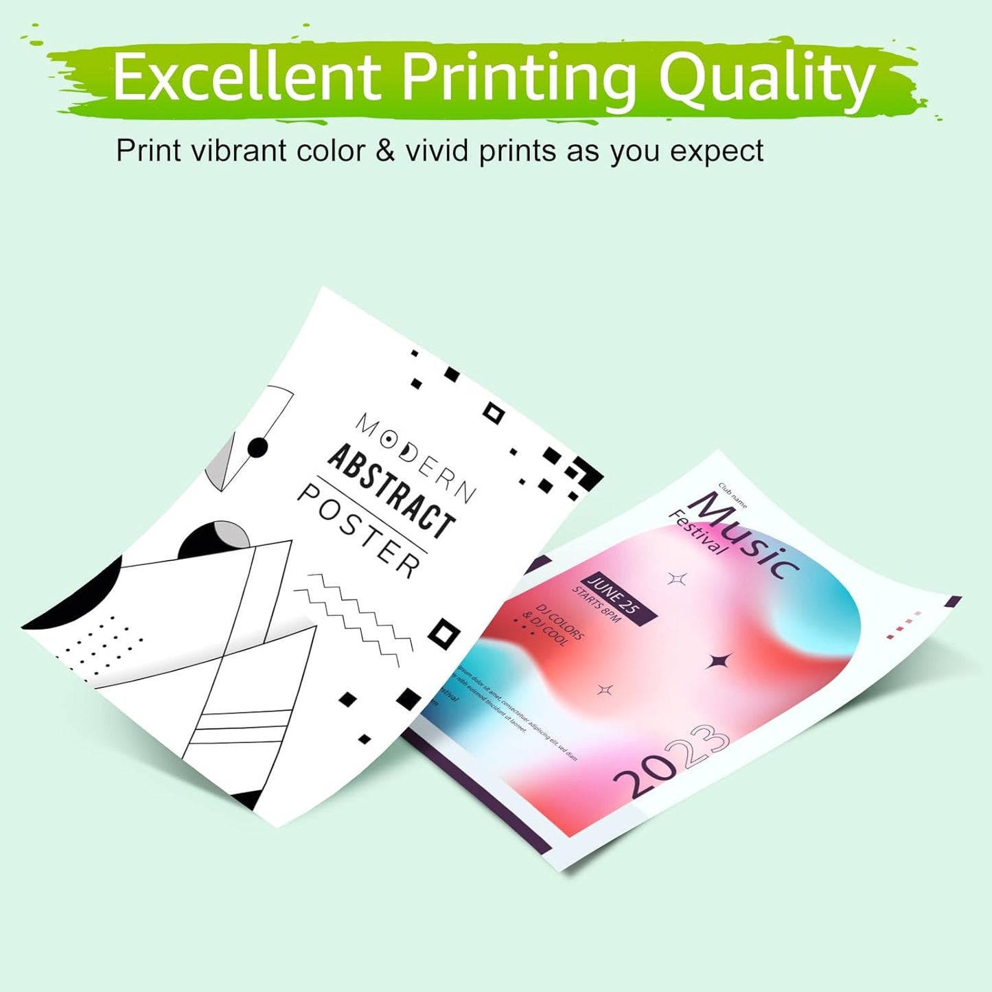 greencycle Remanufactured High Yield Ink Cartridge Replacement for HP 64 XL 64XL N9J91AN N9J92AN Compatible with Envy Photo 7858 7855 7155 6255 7158 7164, Envy 5542 Printer (1 Black, 1 Tri-Color)