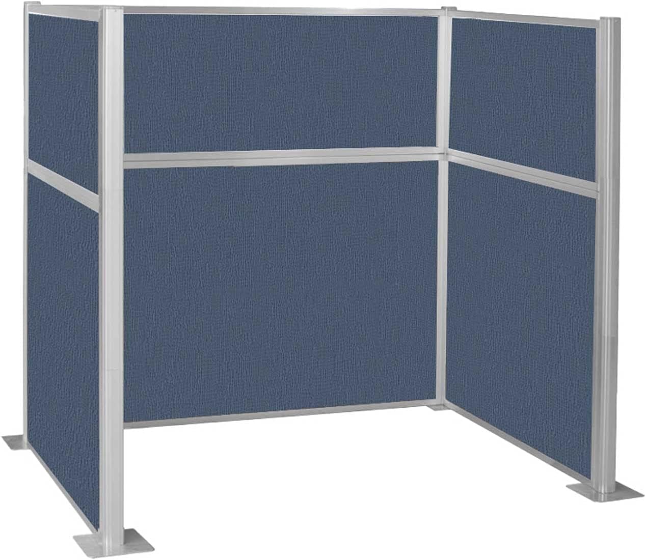 Versare Hush Panel Cubicle Kit | Workstation Partition Walls | Sound Dampening Cubicle Walls | Partitions for Desks