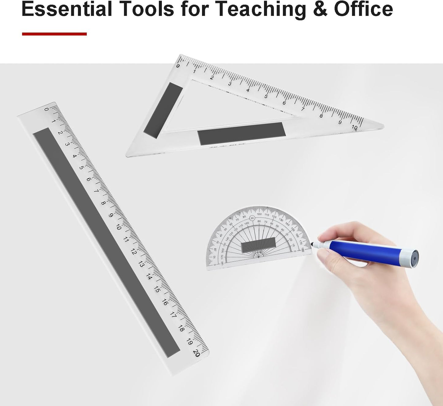 Magnetic Tape - 32 ft x 0.78 inch Magnet Strip Tape Roll with Strong Adhesive Backing for Kitchen, Office, School Organization, Whiteboards,Fridge(0.07" Thick)