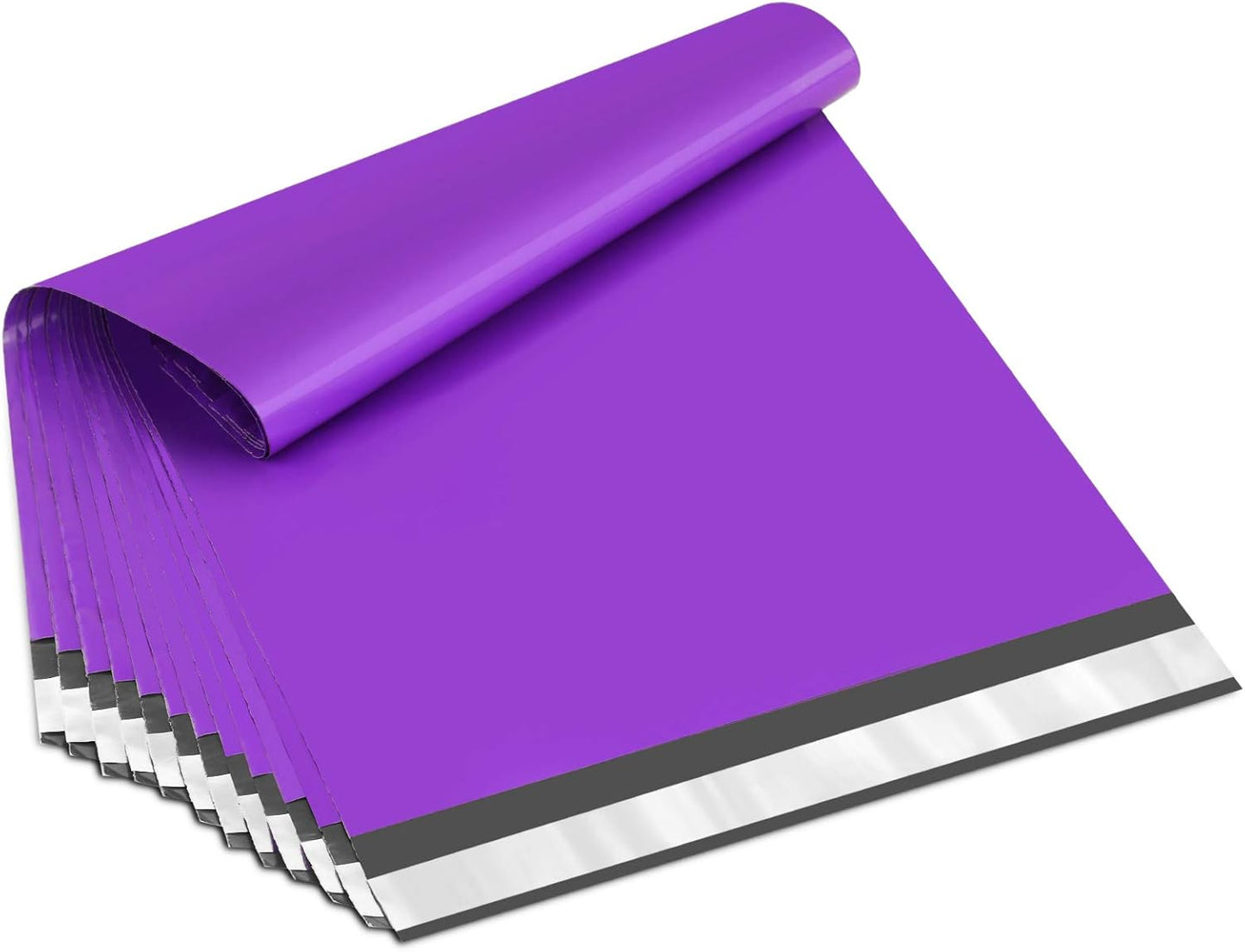 UCGOU Poly Mailers 10x13 Inch Purple 200 Pack Shipping Bags #4 Strong Mailing Envelopes Boutique Packaging Postal Self Seal Adhesive Waterproof and Tear Proof Small Business for Clothes Books
