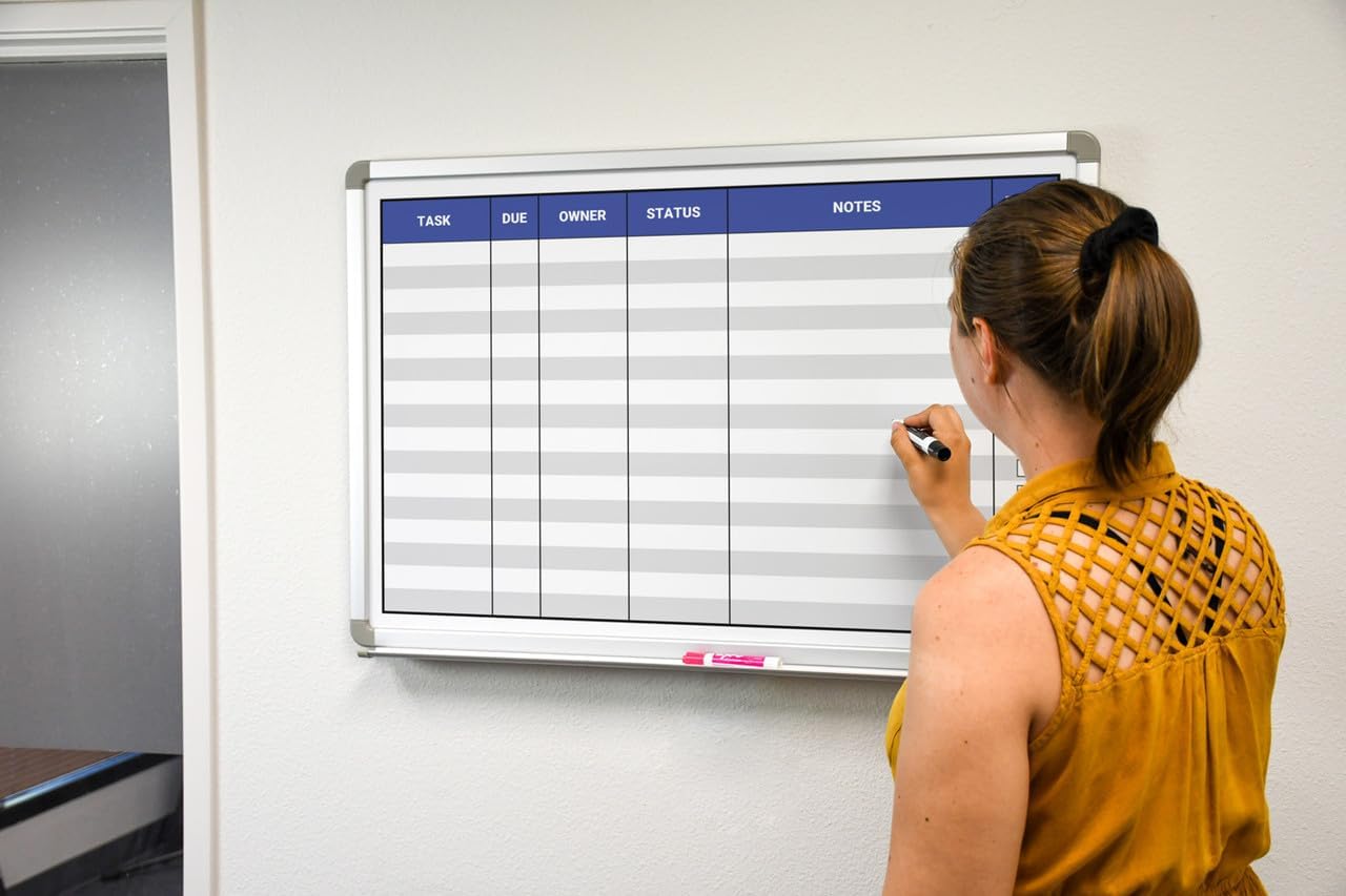 Task List Whiteboard 60" x 40"
