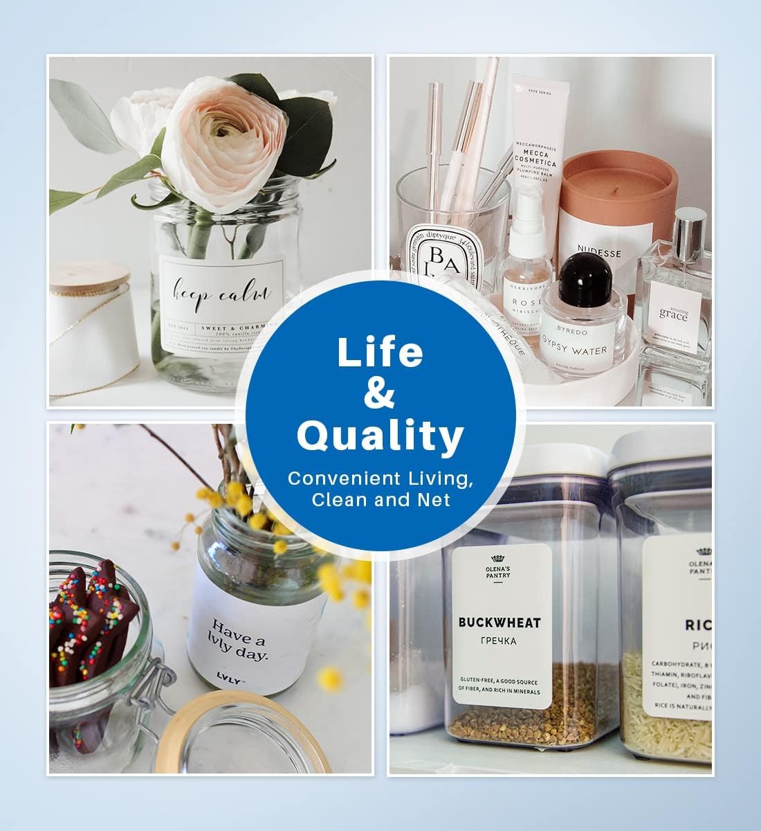 Phomemo 2.36" x 3.14" Multipurpose Labels, Thermal Sticker Label, Premium Adhesive,Compatible with M220 M250 M260 M221 M200 Printer for Logo Design, QR Code, Name Tag, Inventory, 3 Rolls